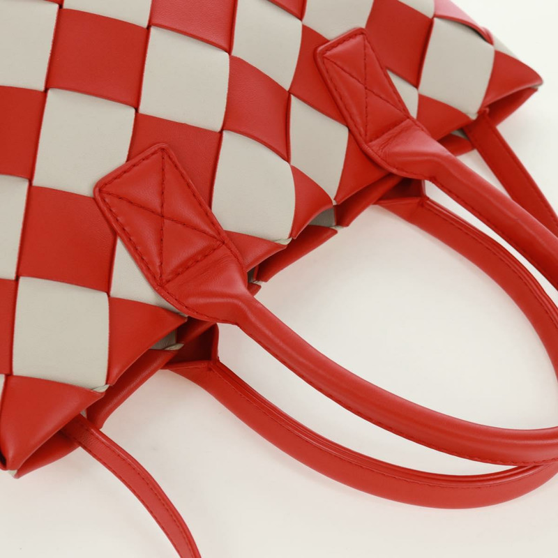 【日本直送】BOTTEGA VENETA INTRECCIATO Cabas 包皮革 2way 橙色金色正品 161744SAM-6