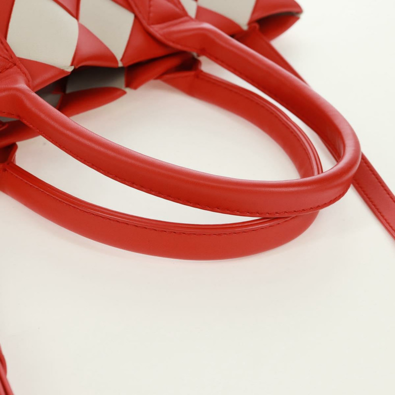 【日本直送】BOTTEGA VENETA INTRECCIATO Cabas 包皮革 2way 橙色金色正品 161744SAM-7