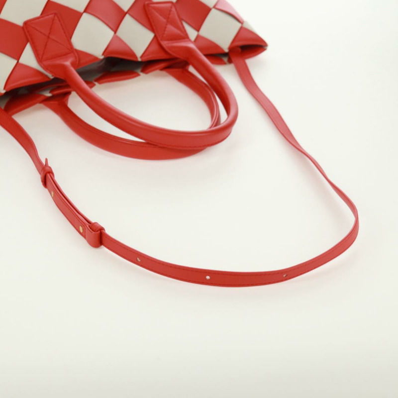 【日本直送】BOTTEGA VENETA INTRECCIATO Cabas 包皮革 2way 橙色金色正品 161744SAM-8