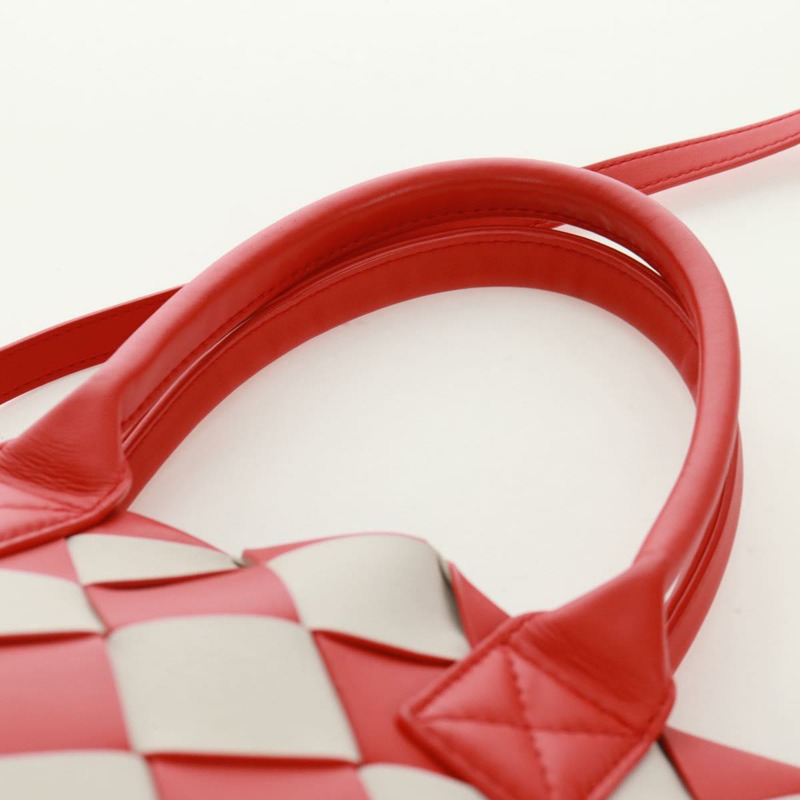 【日本直送】BOTTEGA VENETA INTRECCIATO Cabas 包皮革 2way 橙色金色正品 161744SAM-13