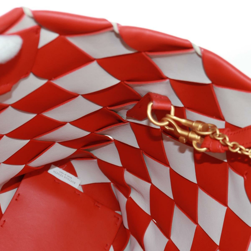 【日本直送】BOTTEGA VENETA INTRECCIATO Cabas 包皮革 2way 橙色金色正品 161744SAM-25