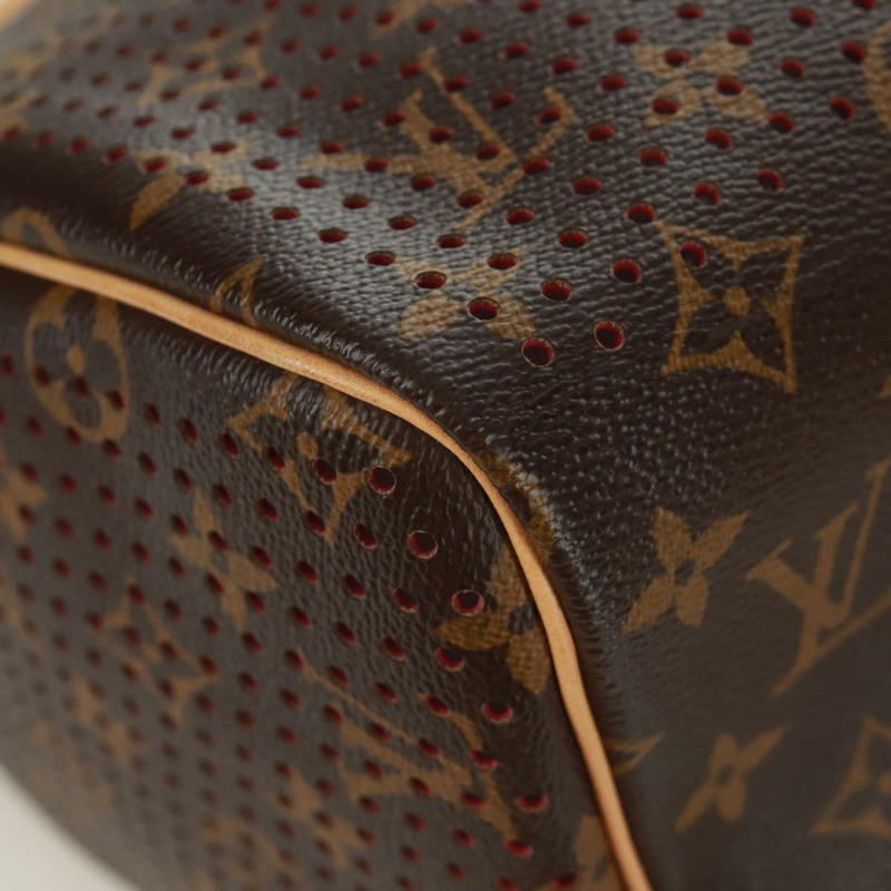 【日本直送】路易威登 Monogram Perfo Speedy 30 手提包，玫紅色，M95180，LV 正品，編號 161701SAV-8