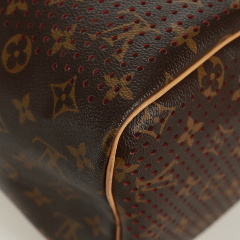 【日本直送】路易威登 Monogram Perfo Speedy 30 手提包，玫紅色，M95180，LV 正品，編號 161701SAV-15