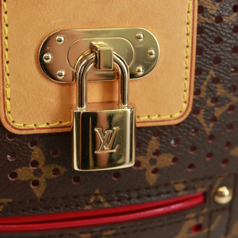 【日本直送】路易威登 Monogram Perfo Speedy 30 手提包，玫紅色，M95180，LV 正品，編號 161701SAV-16