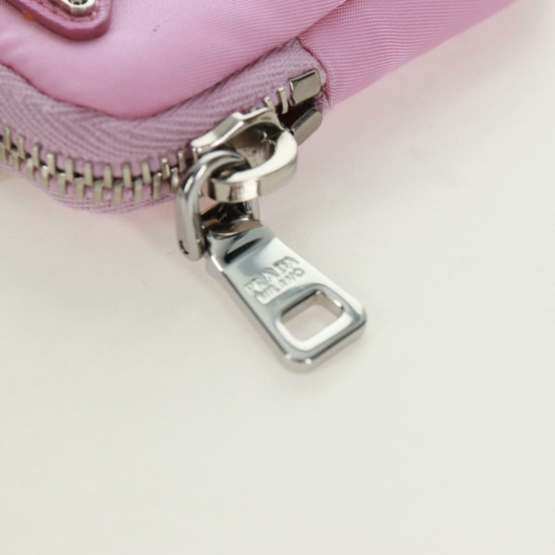 【日本直送】PRADA 尼龍粉紅銀色單肩包 正品 161747SAM-24