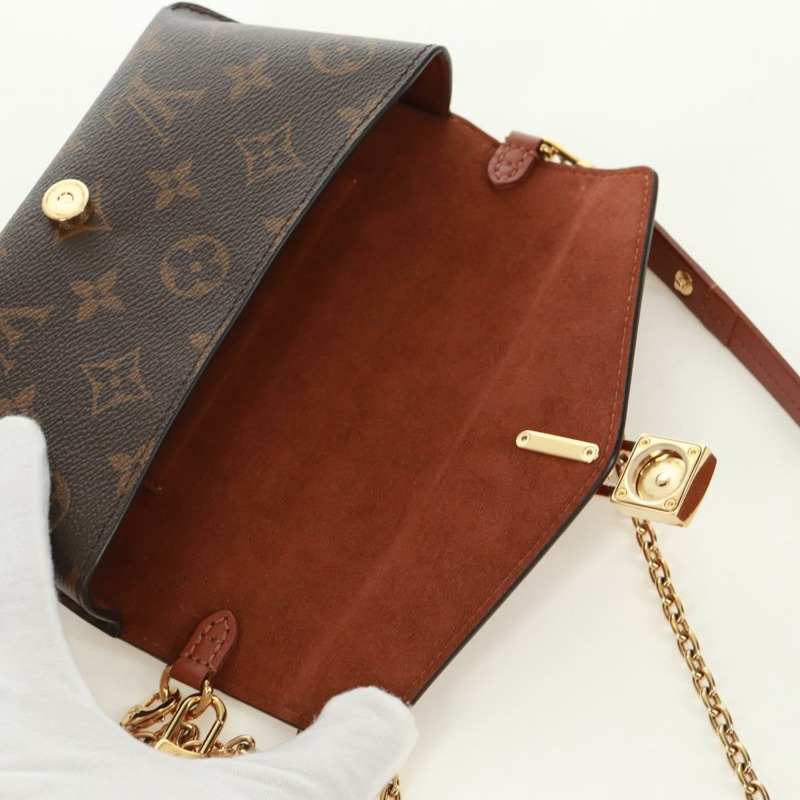 【日本直送】路易威登 Monogram Padlock On Strap 單肩包 M80763 LV Auth 161736SAM-9