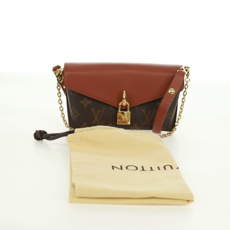 【日本直送】路易威登 Monogram Padlock On Strap 單肩包 M80763 LV Auth 161736SAM-11