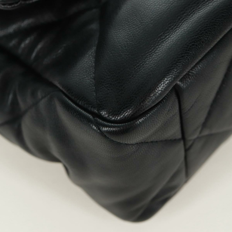 【日本直送】香奈兒 (CHANEL) 大號翻蓋鏈條包 Chanel 19 羊皮兩用包 黑色 金色 CC 標誌 Auth 161748SM-15