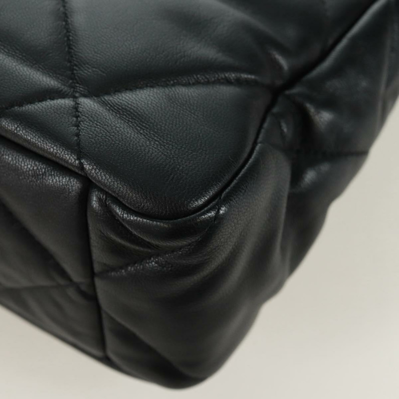 【日本直送】香奈兒 (CHANEL) 大號翻蓋鏈條包 Chanel 19 羊皮兩用包 黑色 金色 CC 標誌 Auth 161748SM-18