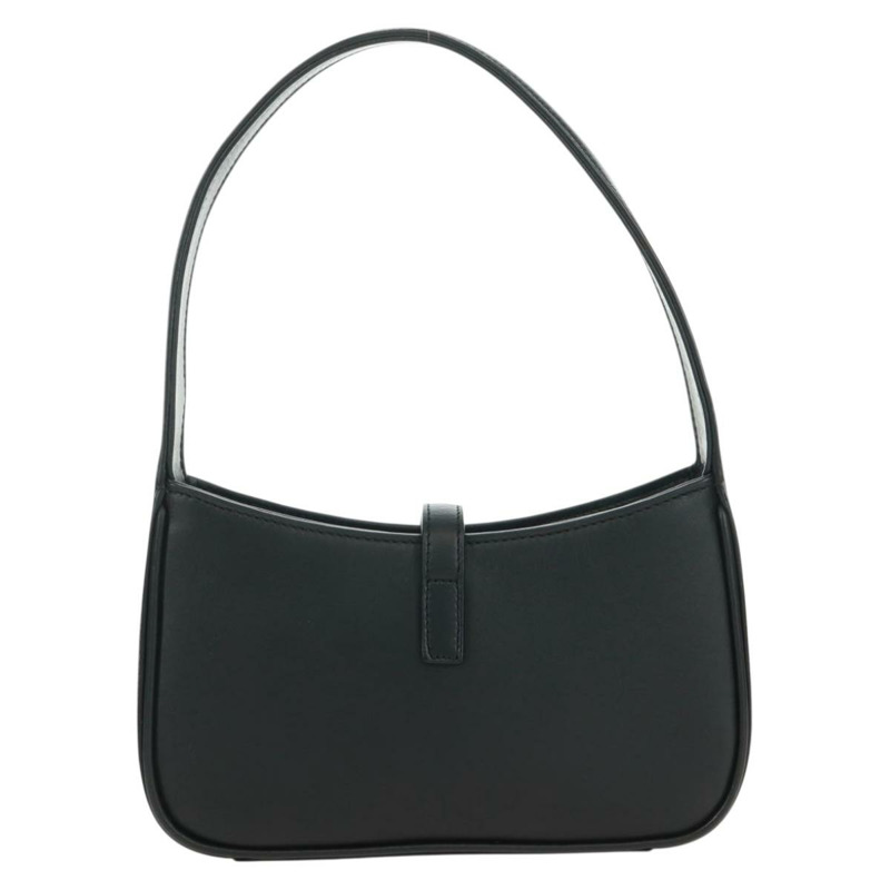 【日本直送】SAINT LAURENT LE57 迷你手提包 皮革 黑色 金色 正品 161703SAM-1