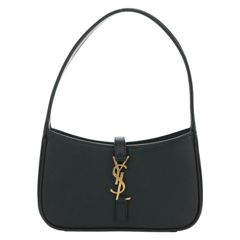 【日本直送】SAINT LAURENT LE57 迷你手提包 皮革 黑色 金色 正品 161703SAM-12