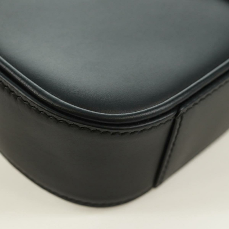 【日本直送】SAINT LAURENT LE57 迷你手提包 皮革 黑色 金色 正品 161703SAM-13