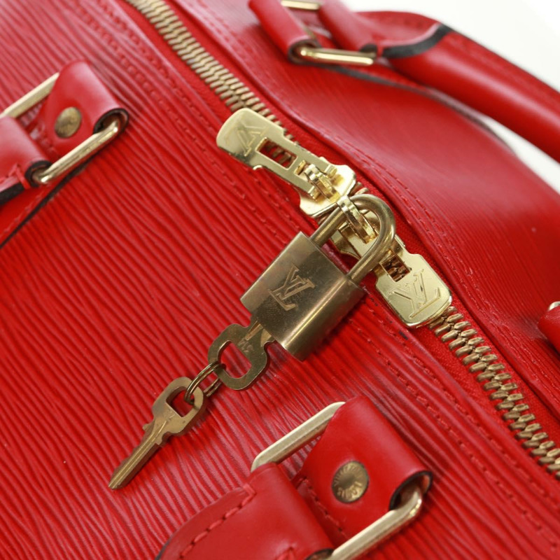 【日本直送】路易威登 Epi Keepall 50 波士頓包 紅色 M42967 LV Auth am10702V-8