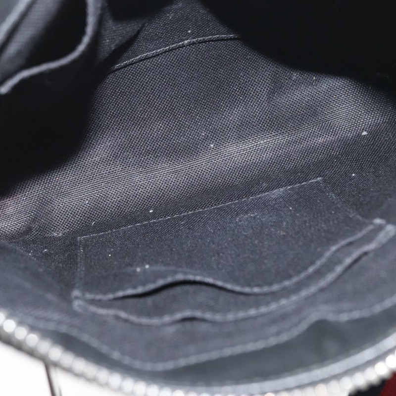 【日本直送】GUCCI GG Supreme Sherry Line 單肩包 PVC 黑色銀色 523599 正品 BA10640-10