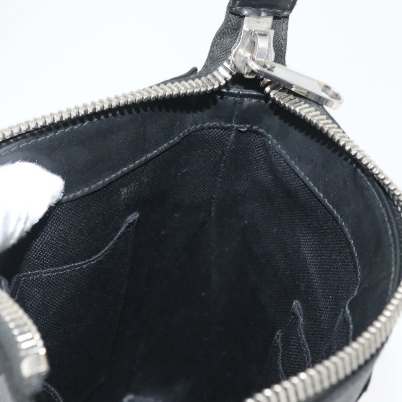 【日本直送】GUCCI GG Supreme Sherry Line 單肩包 PVC 黑色銀色 523599 正品 BA10640-20