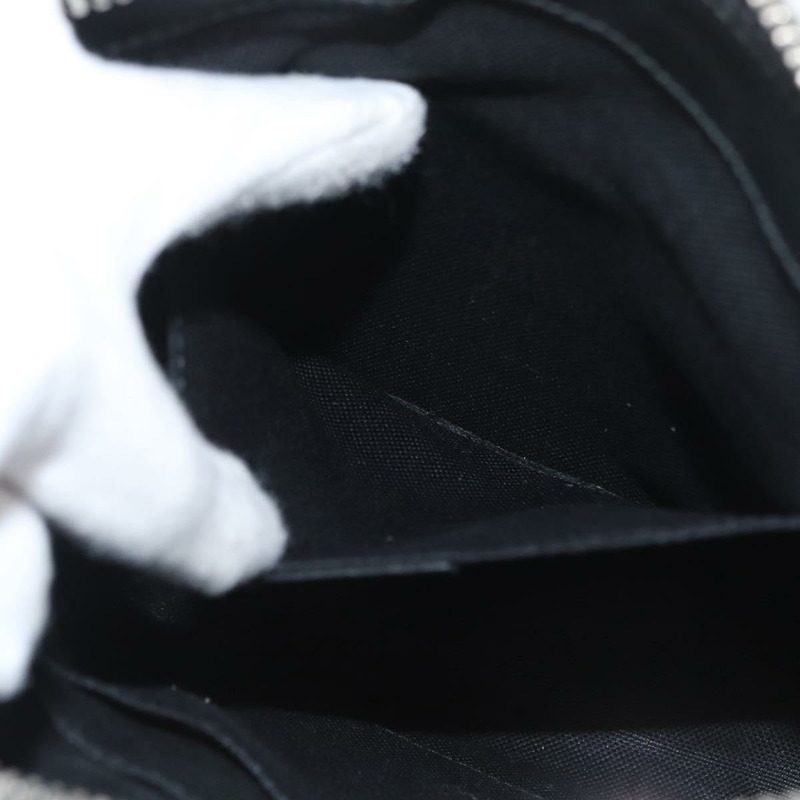 【日本直送】GUCCI GG Supreme Sherry Line 單肩包 PVC 黑色銀色 523599 正品 BA10640-22