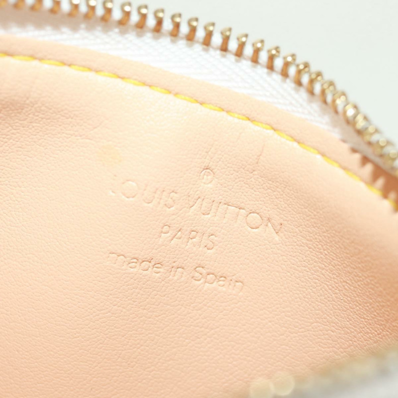 【日本直送】路易威登 (LOUIS VUITTON) 多色 Pochette Cles 零錢包 白色 M92655 LV 正品 171850V-16