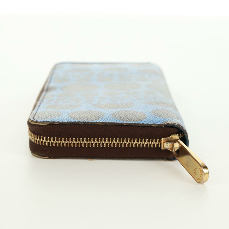 【日本直送】路易威登 Monogram Yayoi Kusama Zippy 長版皮夾 藍色 M60448 正品 170907V-2