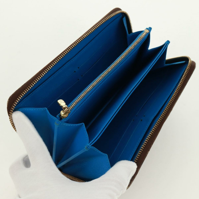 【日本直送】路易威登 Monogram Yayoi Kusama Zippy 長版皮夾 藍色 M60448 正品 170907V-7