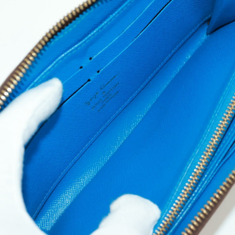 【日本直送】路易威登 Monogram Yayoi Kusama Zippy 長版皮夾 藍色 M60448 正品 170907V-8