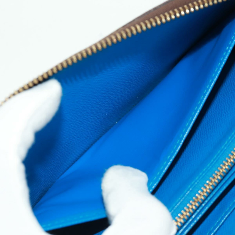 【日本直送】路易威登 Monogram Yayoi Kusama Zippy 長版皮夾 藍色 M60448 正品 170907V-18