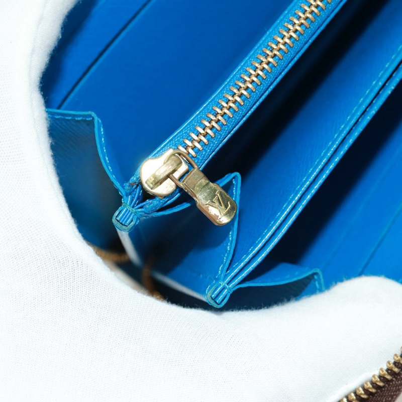 【日本直送】路易威登 Monogram Yayoi Kusama Zippy 長版皮夾 藍色 M60448 正品 170907V-19