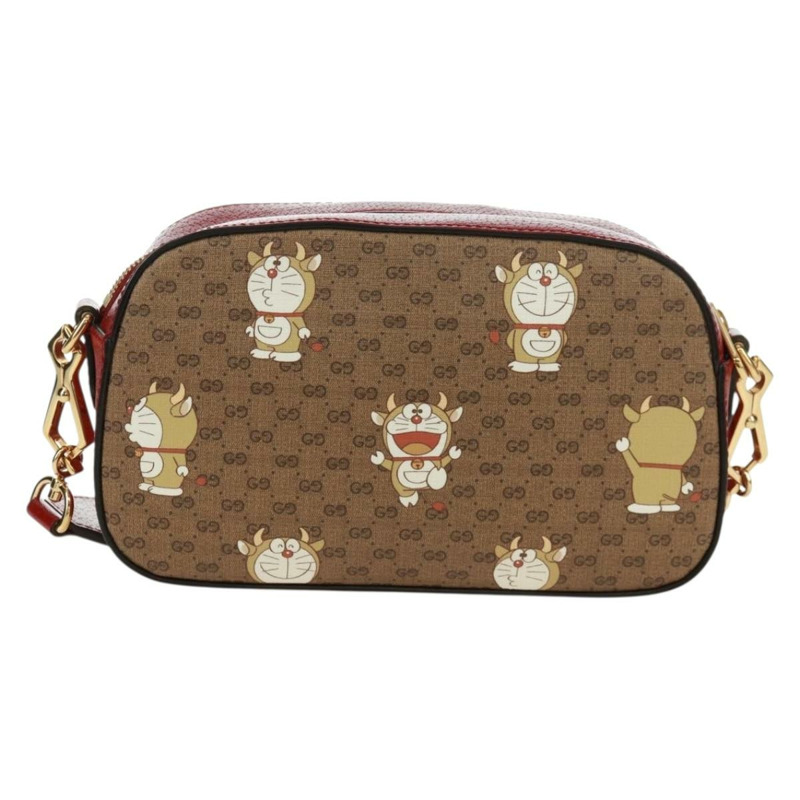 【日本直送】GUCCI Micro GG Supreme Doraemon 聯名款 PVC 手提包 574886 正品 171875SAM-1