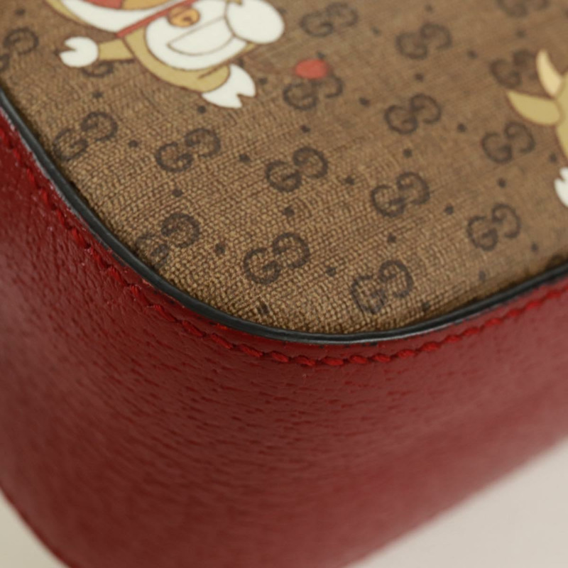 【日本直送】GUCCI Micro GG Supreme Doraemon 聯名款 PVC 手提包 574886 正品 171875SAM-13