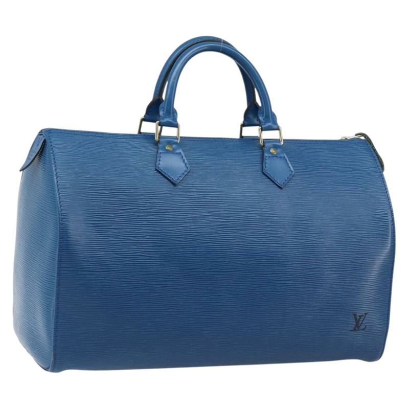 【日本直送】路易威登 Epi Speedy 35 手提包，托萊多藍，M42995，LV 正品，編號 172099A-0