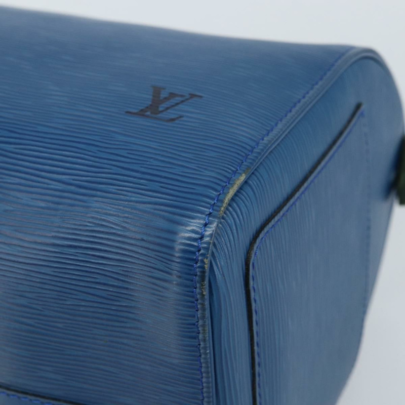 【日本直送】路易威登 Epi Speedy 35 手提包，托萊多藍，M42995，LV 正品，編號 172099A-8