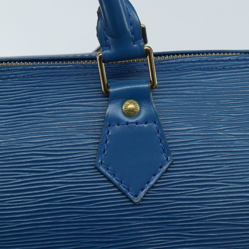 【日本直送】路易威登 Epi Speedy 35 手提包，托萊多藍，M42995，LV 正品，編號 172099A-16