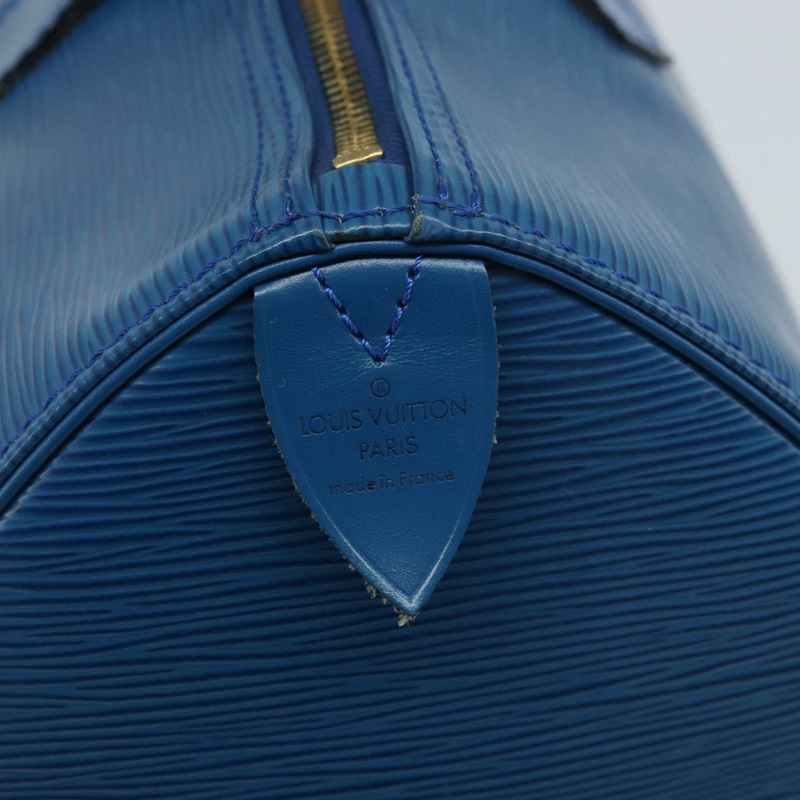 【日本直送】路易威登 Epi Speedy 35 手提包，托萊多藍，M42995，LV 正品，編號 172099A-17