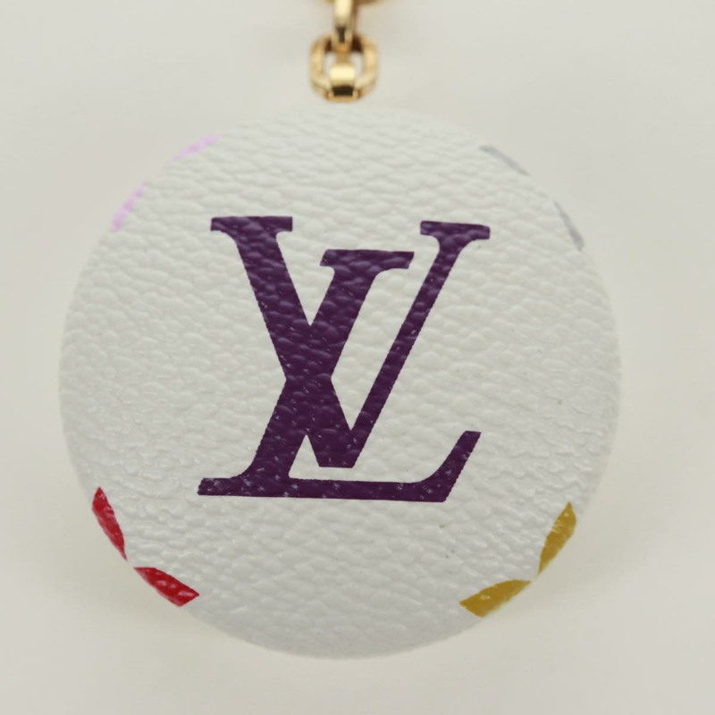 【日本直送】路易威登 Monogram Multicolor Astropill 吊飾 白色 M51911 LV Auth 171866V-1