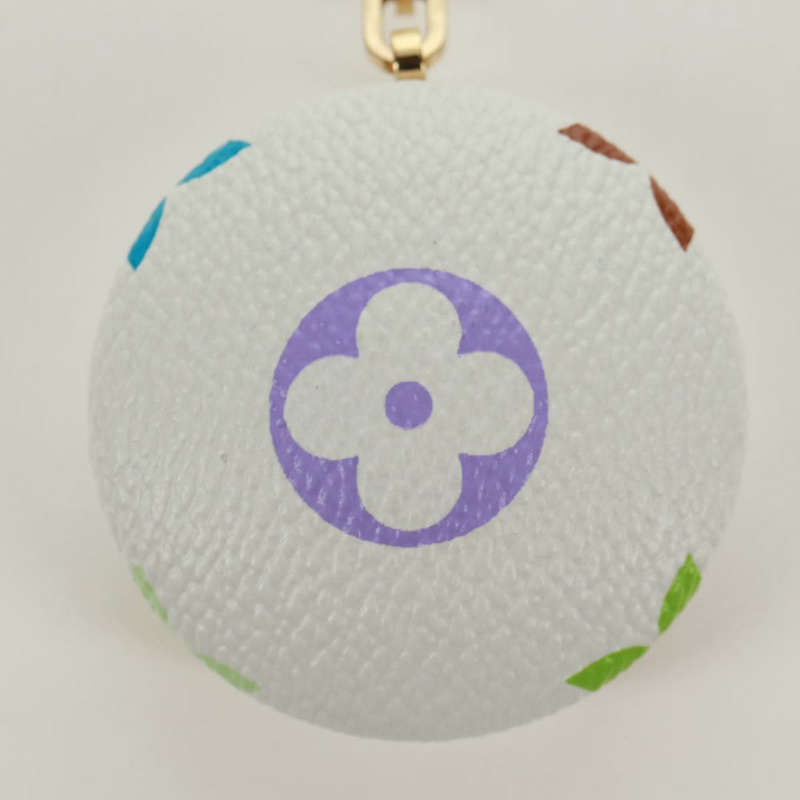 【日本直送】路易威登 Monogram Multicolor Astropill 吊飾 白色 M51911 LV Auth 171866V-4