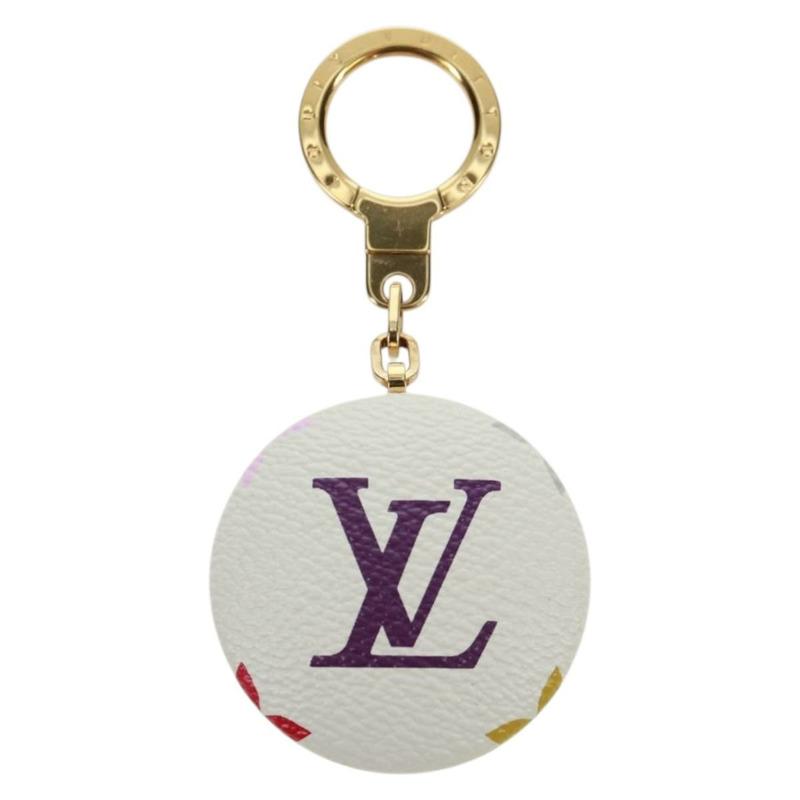 【日本直送】路易威登 Monogram Multicolor Astropill 吊飾 白色 M51911 LV Auth 171866V-12