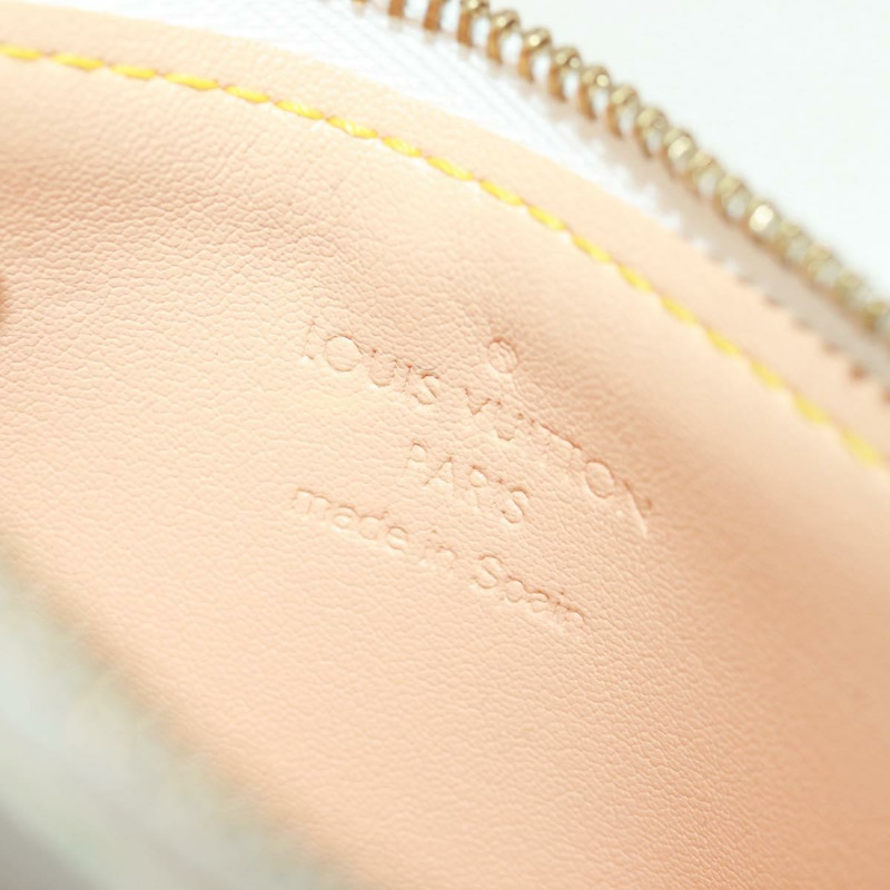 【日本直送】路易威登 (LOUIS VUITTON) 多色 Pochette Cles 零錢包 白色 M92655 LV 正品 171841V-16