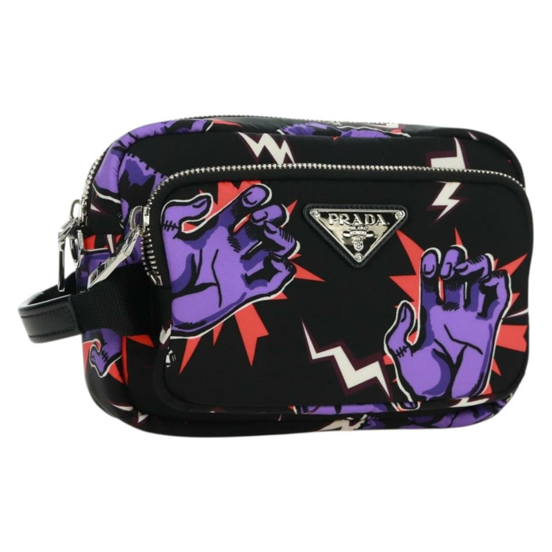 【日本直送】PRADA 環球影城聯名款弗蘭肯斯坦包 尼龍紫色 正品 171848M-0