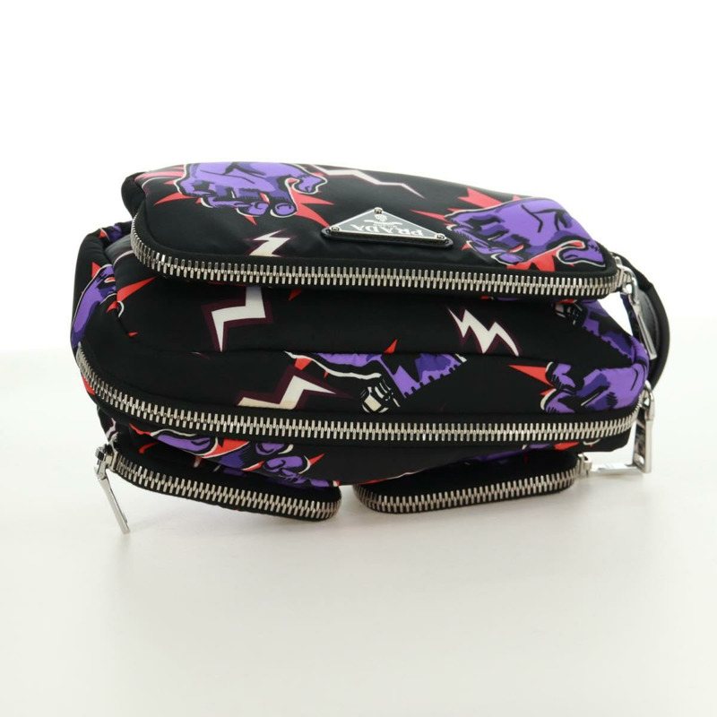【日本直送】PRADA 環球影城聯名款弗蘭肯斯坦包 尼龍紫色 正品 171848M-6