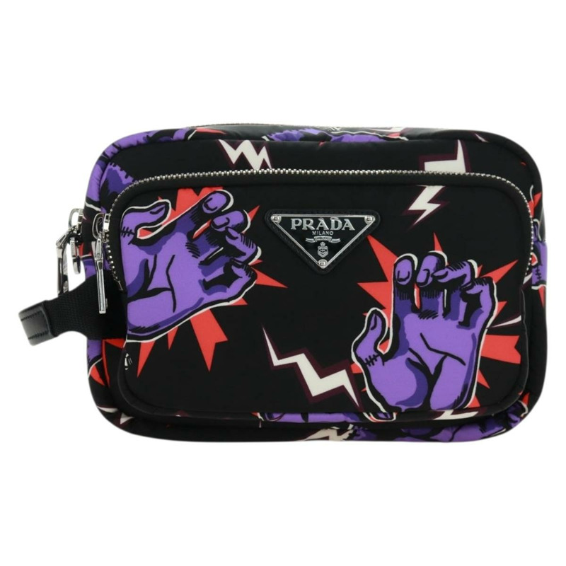 【日本直送】PRADA 環球影城聯名款弗蘭肯斯坦包 尼龍紫色 正品 171848M-12