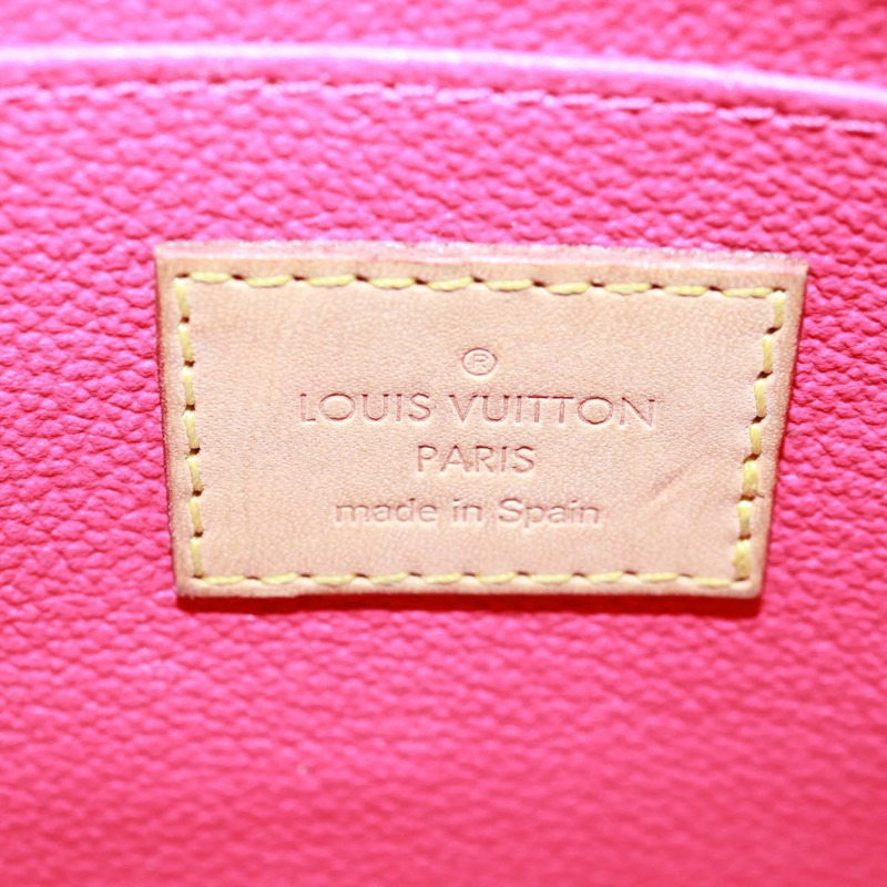 【日本直送】路易威登 Multicolor Pochette 化妝包 黑色 M47355 LV Auth 171882V-8