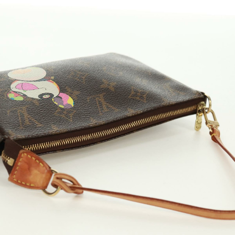 【日本直送】路易威登 Monogram 熊貓 Pochette Accessoires 手拿包 M51981 LV Auth 171830V-5