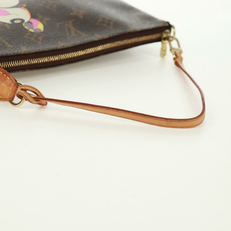 【日本直送】路易威登 Monogram 熊貓 Pochette Accessoires 手拿包 M51981 LV Auth 171830V-6