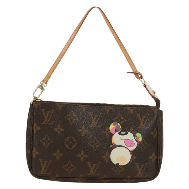 【日本直送】路易威登 Monogram 熊貓 Pochette Accessoires 手拿包 M51981 LV Auth 171830V-12