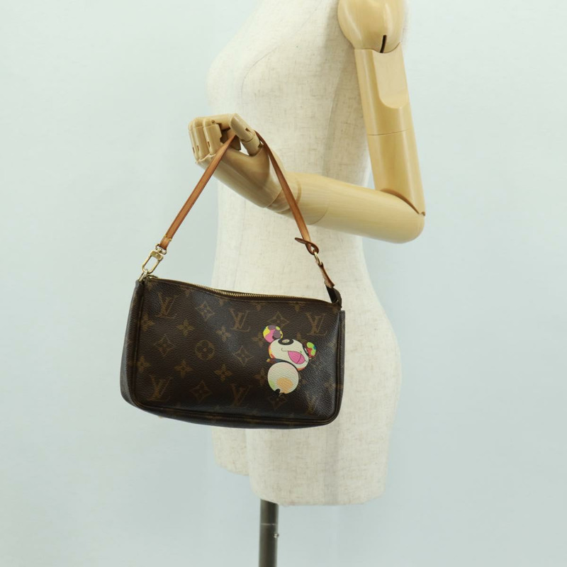 【日本直送】路易威登 Monogram 熊貓 Pochette Accessoires 手拿包 M51981 LV Auth 171830V-22