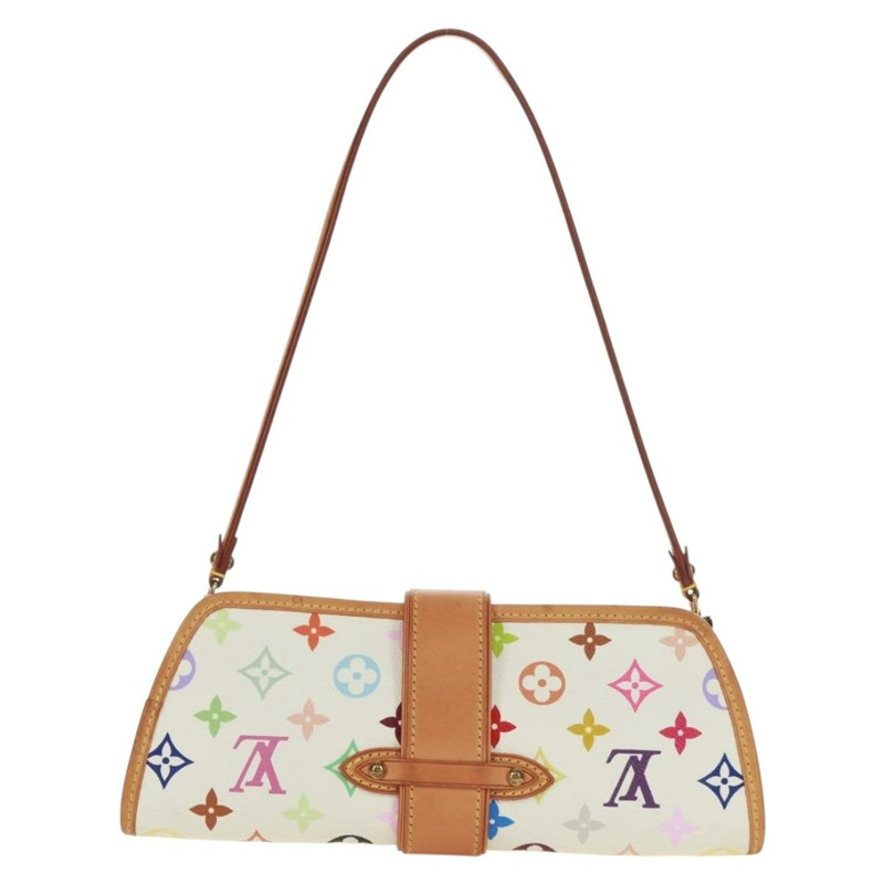 【日本直送】路易威登 Monogram Multicolor Shirley 白色手袋 M40049 LV 正品 170934V-1