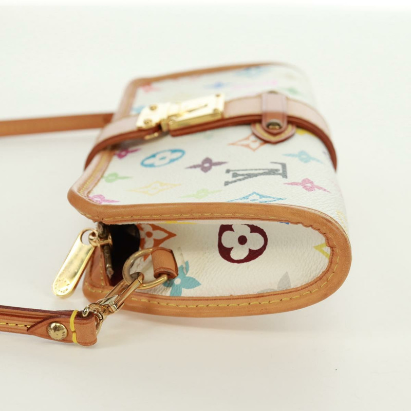 【日本直送】路易威登 Monogram Multicolor Shirley 白色手袋 M40049 LV 正品 170934V-2