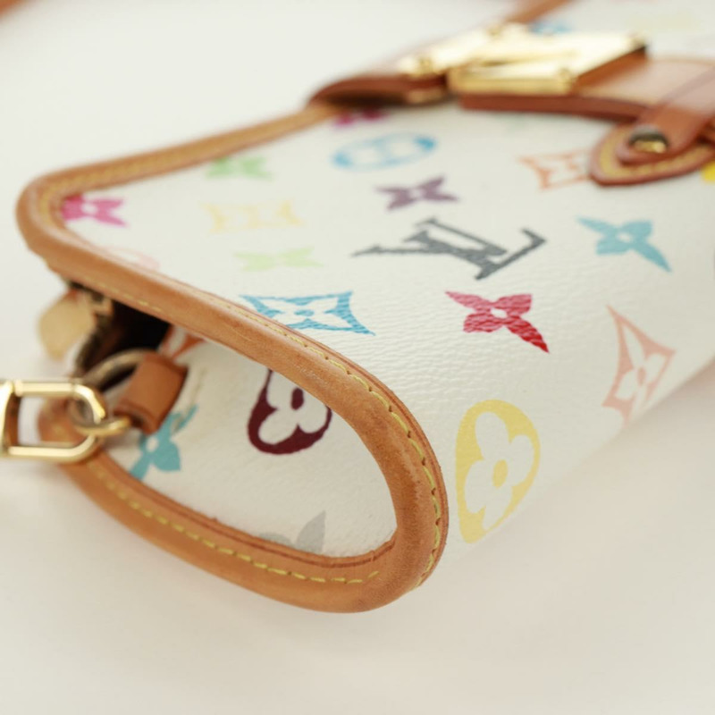 【日本直送】路易威登 Monogram Multicolor Shirley 白色手袋 M40049 LV 正品 170934V-14