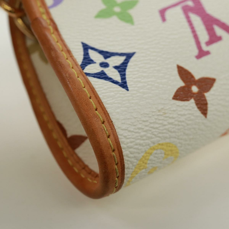 【日本直送】路易威登 Monogram Multicolor Shirley 白色手袋 M40049 LV 正品 170934V-16