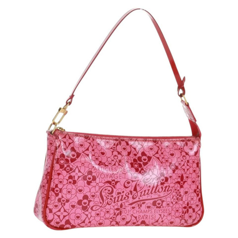 路易威登 Cosmic Blossom Pochette Accessoires 粉紅手拿包 M93166 正品 170877V