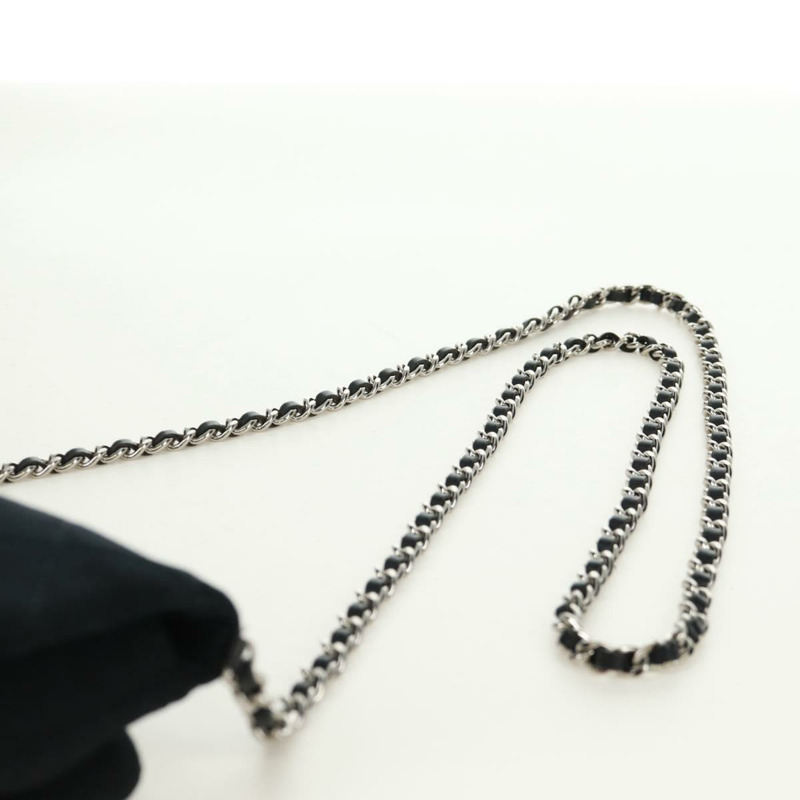 【日本直送】香奈兒迷你絎縫18鏈條單肩包，棉質黑色，CC標誌，正品編號170888SAM-7